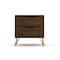 Manhattan Comfort Rockefeller 2.0 Nightstand, Brown 102GMC5 - alternate 1